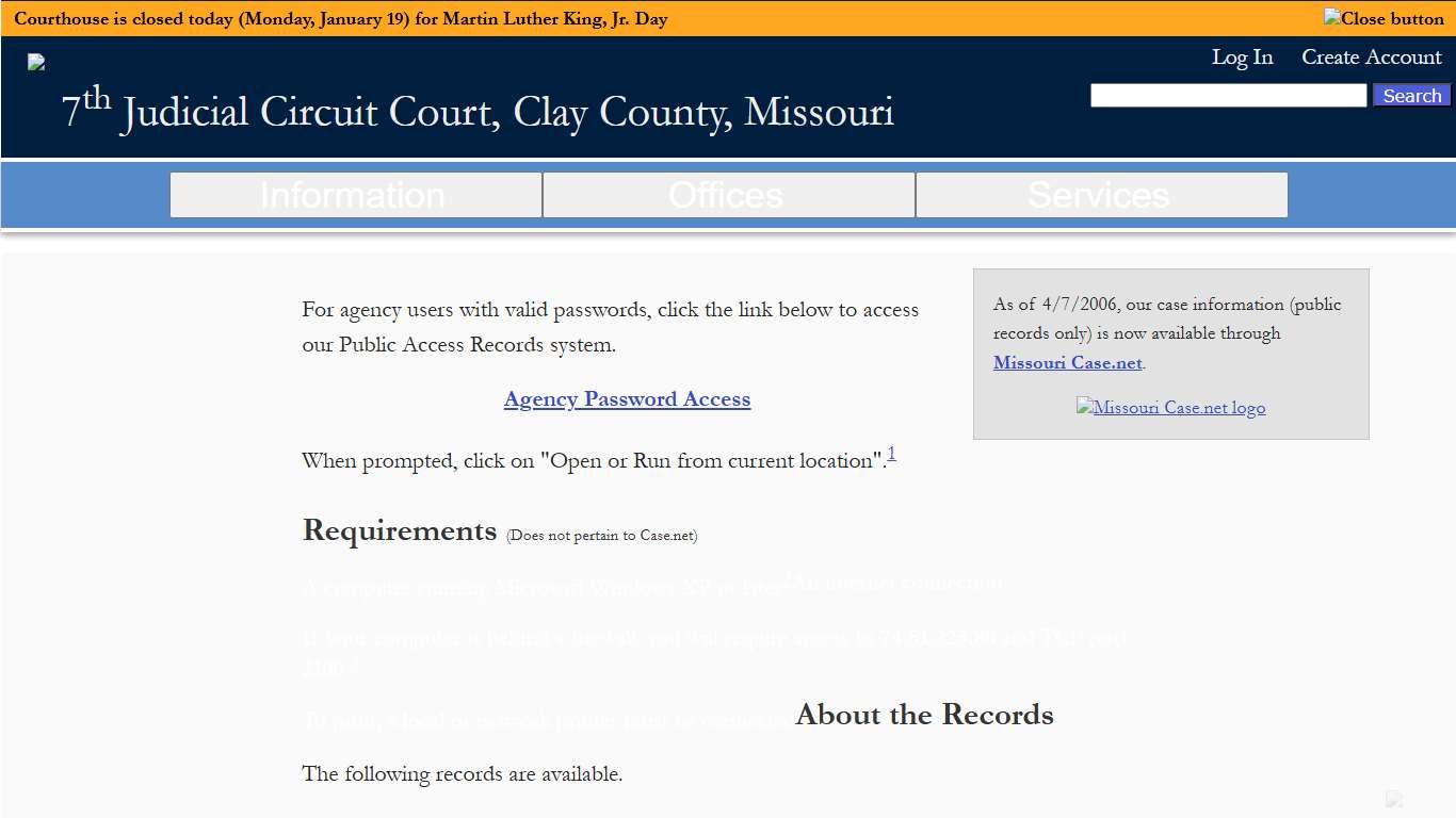 Public Access Records
